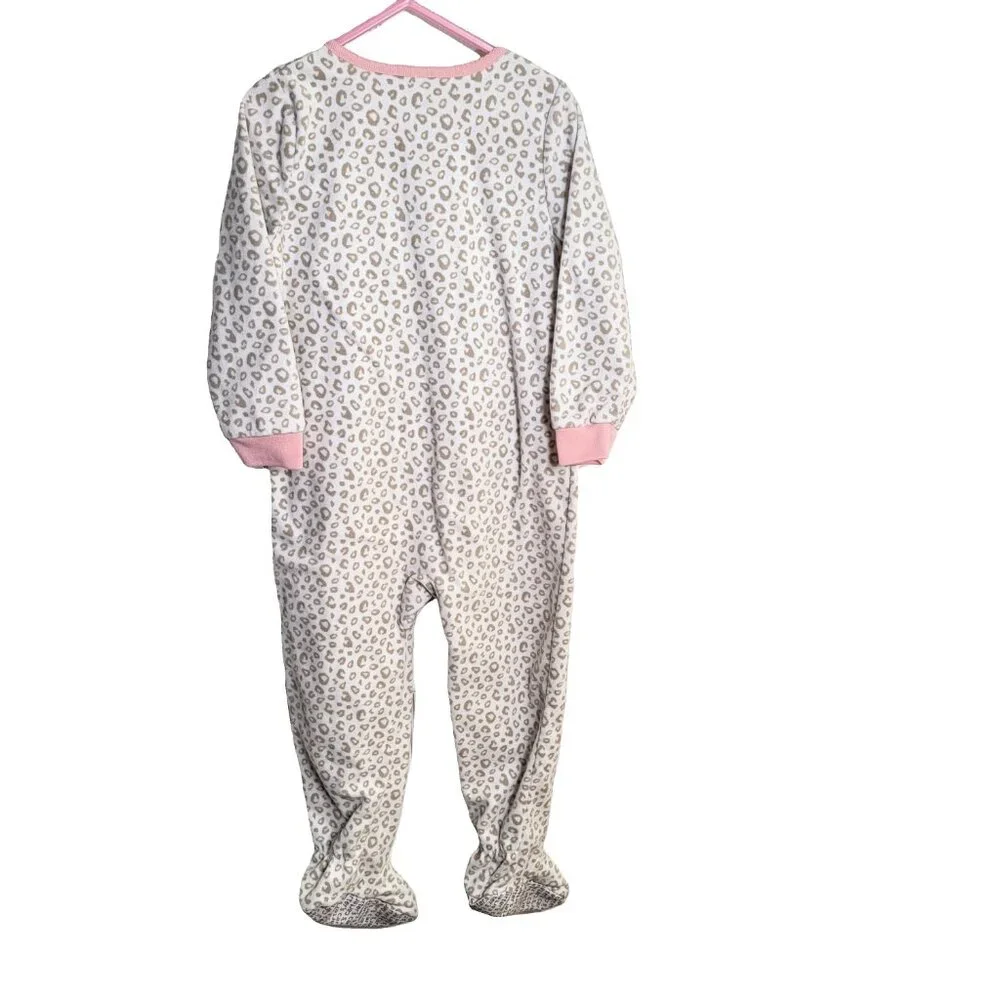 Carter’s Toddler Footed Pajamas Fleece One‑Piece Sleeper Size 4T